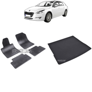 Set Covorase Auto Si Tavita Portbagaj PEUGEOT 508 I din 01.2011 - 09.2018, caroserie combi,