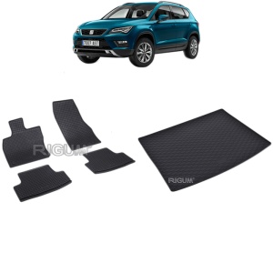 Set Covorase Auto Si Tavita Portbagaj SEAT ATECA din 09.2016 - 2026, caroserie suv, 4X2, PORTBAGAJ SUPERIOR