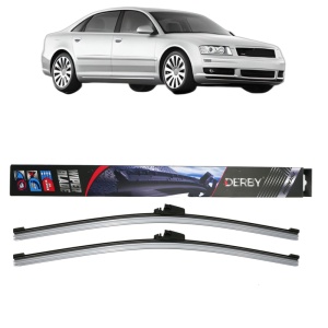 Set stergatoare auto AUDI A8 D3 (4E2, 4E8) din 2002-2010, Derby, din cauciuc siliconat rezistent
