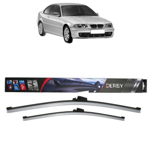 Set stergatoare auto BMW 3 (E46) din 1997-2005, Derby, din cauciuc siliconat rezistent