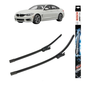 Set stergatoare auto BMW 3 Gran Turismo (F34) din 2012-2018, Bosch Aerotwin, din cauciuc siliconat rezistent
