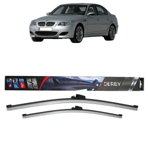 Set stergatoare auto BMW 5 (E60) din 2001-2010, Derby, din cauciuc siliconat rezistent