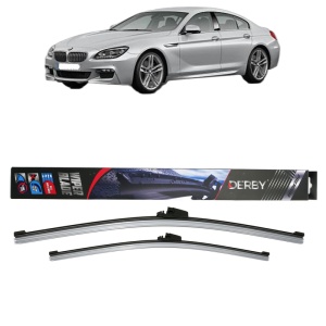 Set stergatoare auto BMW 6 Gran Coupe (F06) din 2012-2018, Derby, din cauciuc siliconat rezistent