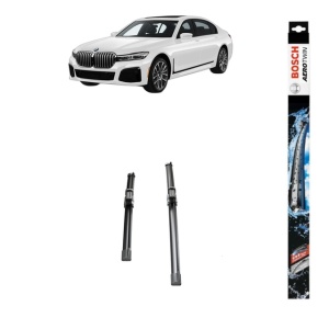 Set stergatoare auto BMW 7 (G70) din 2022-2023, Bosch Aerotwin, din cauciuc siliconat rezistent - Img 1