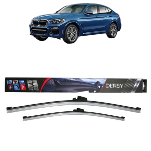 Set stergatoare auto BMW X4 (G02, F98) din 2018-2021, Derby, din cauciuc siliconat rezistent