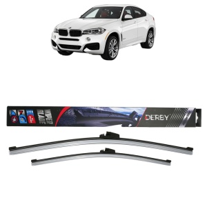 Set stergatoare auto BMW X6 (F16, F86) din 2014-2019, Derby, din cauciuc siliconat rezistent