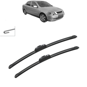 Set stergatoare auto CHEVROLET ASTRA Saloon din 1999-2011, Bosch Aerotwin Retrofit, din cauciuc siliconat rezistent - Img 8