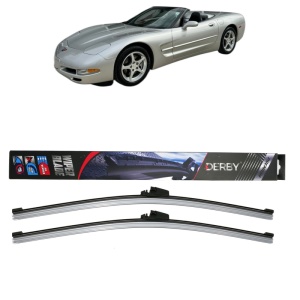 Set stergatoare auto CHEVROLET CORVETTE (C6) din 2004-2013, Derby, din cauciuc siliconat rezistent - Img 1
