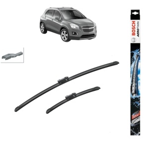 Set stergatoare auto CHEVROLET TRAX din 2012-2015, Bosch Aerotwin, din cauciuc siliconat rezistent