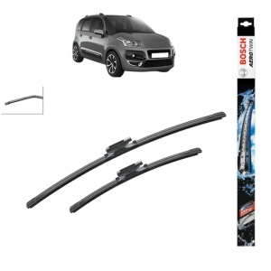 Set stergatoare auto CITROEN C3 PICASSO (SH_) din 2008-2017, Bosch Aerotwin, din cauciuc siliconat rezistent
