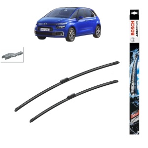 Set stergatoare auto CITROEN C4 SPACETOURER (3D_) din 2018-2019, Bosch Aerotwin, din cauciuc siliconat rezistent