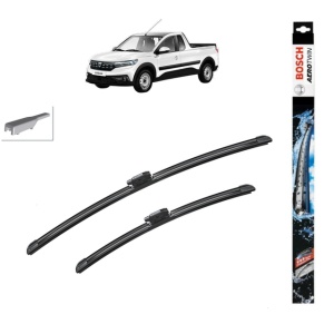 Set stergatoare auto DACIA DOKKER Pickup din 2014-2021, Bosch Aerotwin, din cauciuc siliconat rezistent