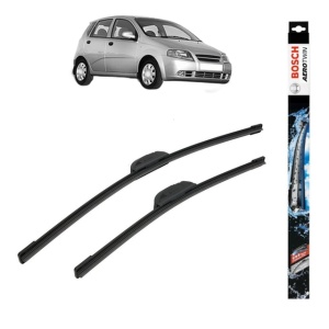 Set stergatoare auto DAEWOO KALOS (KLAS) din 2002-2003, Bosch Aerotwin Retrofit, din cauciuc siliconat rezistent