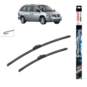 Set stergatoare auto DODGE GRAND CARAVAN din 2007-2011, Bosch Aerotwin Retrofit, din cauciuc siliconat rezistent