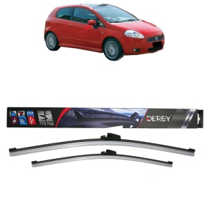 Set stergatoare auto FIAT PANDA (312_, 319_) din 2012-2022, Derby, din cauciuc siliconat rezistent - Img 1