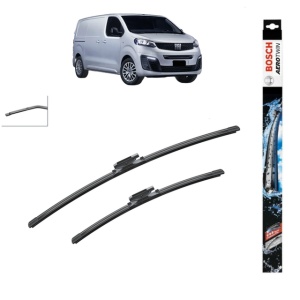 Set stergatoare auto FIAT SCUDO Van din 2022-2025, Bosch Aerotwin, din cauciuc siliconat rezistent