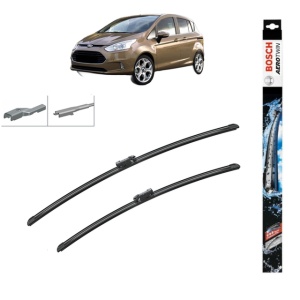 Set stergatoare auto FORD B-MAX (JK) din 2012-2016, Bosch Aerotwin, din cauciuc siliconat rezistent
