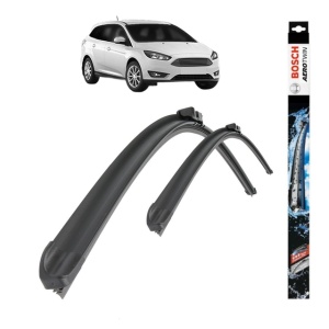 Set stergatoare auto FORD FOCUS III Estate Van din 2012-2020, Bosch Aerotwin, din cauciuc siliconat rezistent