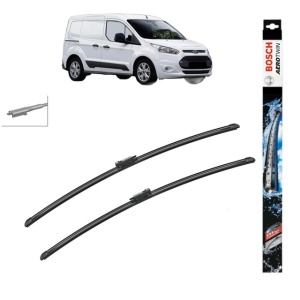Set stergatoare auto FORD TRANSIT CONNECT MPV din 2013-2018, Bosch Aerotwin, din cauciuc siliconat rezistent