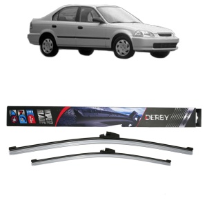 Set stergatoare auto HONDA CIVIC V Saloon (EG, EH) din 1991-1995, Derby, din cauciuc siliconat rezistent