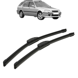 Set stergatoare auto HONDA CIVIC VI Aerodeck (MB, MC) din 1998-2001, Bosch Aerotwin Retrofit, din cauciuc siliconat rezistent - Img 7