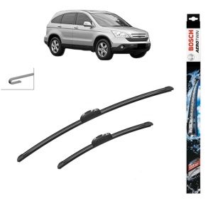 Set stergatoare auto HONDA CR-V III (RE_) din 2006-2012, Bosch Aerotwin Retrofit, din cauciuc siliconat rezistent