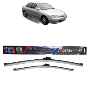 Set stergatoare auto HYUNDAI LANTRA II (J-2) din 1995-2000, Derby, din cauciuc siliconat rezistent