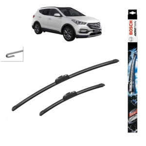 Set stergatoare auto HYUNDAI SANTA FE IV SUV Van (TM) din 2018-2020, Bosch Aerotwin Retrofit, din cauciuc siliconat rezistent