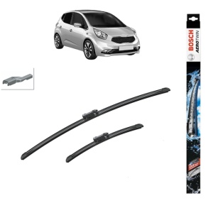 Set stergatoare auto KIA VENGA Hatchback Van (YN) din 2015, Bosch Aerotwin, din cauciuc siliconat rezistent
