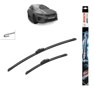 Set stergatoare auto KIA XCEED (CD) din 2019-2025, Bosch Aerotwin Retrofit, din cauciuc siliconat rezistent