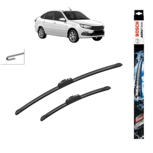 Set stergatoare auto LADA GRANTA Hatchback (2192_) din 2021, Bosch Aerotwin Retrofit, din cauciuc siliconat rezistent