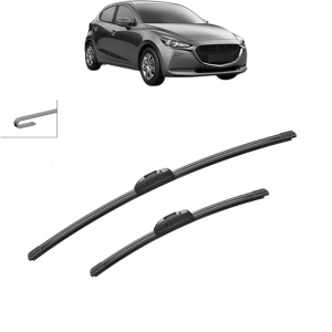 Set stergatoare auto MAZDA 2 Hatchback (KB) din 2022, Bosch Aerotwin Retrofit, din cauciuc siliconat rezistent - Img 8