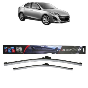 Set stergatoare auto MAZDA 3 Saloon (BL) din 2008-2014, Derby, din cauciuc siliconat rezistent
