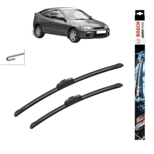 Set stergatoare auto MAZDA 323 C V (BA) din 1994-1998, Bosch Aerotwin Retrofit, din cauciuc siliconat rezistent