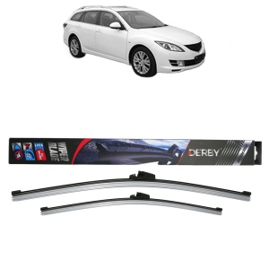 Set stergatoare auto MAZDA 6 Estate (GH) din 2007-2013, Derby, din cauciuc siliconat rezistent