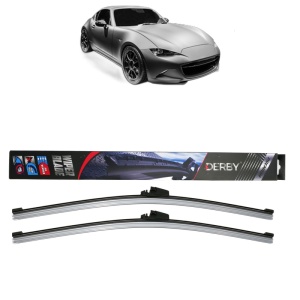 Set stergatoare auto MAZDA MX-5 RF Targa (ND) din 2016-2018, Derby, din cauciuc siliconat rezistent