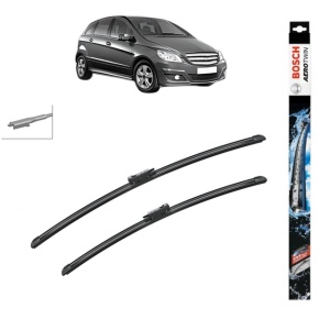 Set stergatoare auto MERCEDES-BENZ B-CLASS Sports Tourer (W245) din 2005-2011, Bosch Aerotwin, din cauciuc siliconat rezistent
