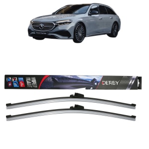 Set stergatoare auto MERCEDES-BENZ E-CLASS T-Model (S214) din 2023-2024, Derby, din cauciuc siliconat rezistent - Img 1