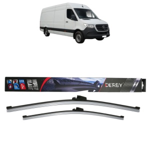 Set stergatoare auto MERCEDES-BENZ SPRINTER 4-t Van (B907, B910) din 2018-2025, Derby, din cauciuc siliconat rezistent - Img 1