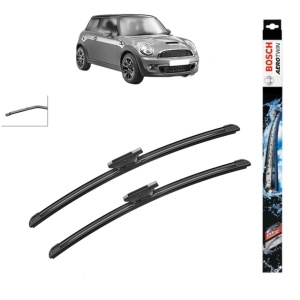 Set stergatoare auto MINI MINI (R56) din 2006-2013, Bosch Aerotwin, din cauciuc siliconat rezistent
