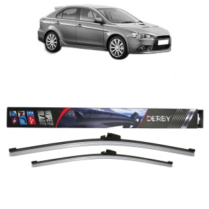 Set stergatoare auto MITSUBISHI LANCER VIII Sportback (CX_A) din 2008-2010, Derby, din cauciuc siliconat rezistent