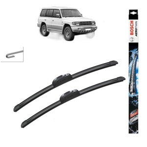 Set stergatoare auto MITSUBISHI PAJERO II (V3_W, V2_W, V4_W, V5_W) din 1990-1999, Bosch Aerotwin Retrofit, din cauciuc siliconat rezistent