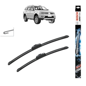 Set stergatoare auto MITSUBISHI PAJERO SPORT II (KH_, KG_) din 2008, Bosch Aerotwin Retrofit, din cauciuc siliconat rezistent