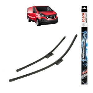 Set stergatoare auto NISSAN NV300 Van (X82) din 2016-2021, Bosch Aerotwin, din cauciuc siliconat rezistent