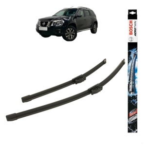 Set stergatoare auto NISSAN TERRANO (D10) din 2014-2015, Bosch Aerotwin, din cauciuc siliconat rezistent