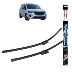 Set stergatoare auto NISSAN TOWNSTAR MPV (XFK) din 2021-2022, Bosch Aerotwin, din cauciuc siliconat rezistent - Img 1