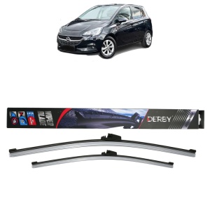 Set stergatoare auto OPEL CORSA E Hatchback Van (X15) din 2014-2015, Derby, din cauciuc siliconat rezistent - Img 1