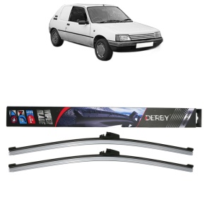 Set stergatoare auto PEUGEOT 205 Hatchback Van din 1983-1997, Derby, din cauciuc siliconat rezistent