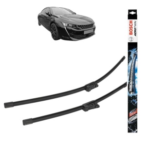 Set stergatoare auto PEUGEOT 508 II (FB_, FH_, F3_) din 2018-2021, Bosch Aerotwin, din cauciuc siliconat rezistent