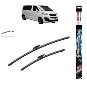 Set stergatoare auto PEUGEOT TRAVELLER Bus (V_) din 2016-2025, Bosch Aerotwin, din cauciuc siliconat rezistent